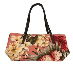 Happa Collections Hawaiian Print Canvas Handbag